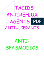 Antacids, Antireflux Agents &: Antiulcerants