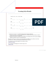 Learning Styles Scales