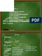 Teknik Switching Pada Sentral Analog Dan Digital