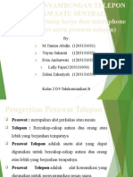 Proses Penyambungan Telepon Dalam Satu Sentral