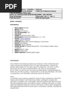 Atividades Acadêmico – Científico – Culturais Curso: