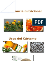Importancia Nutricional Cártamo