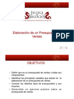 Elaboración de Un Presupuesto de Ventas