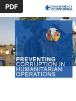 Download Preventing Corruption in Humanitarian Operations by Transparency International SN27660776 doc pdf