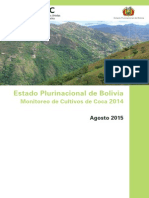 Bolivia Informe Monitoreo Coca 2014