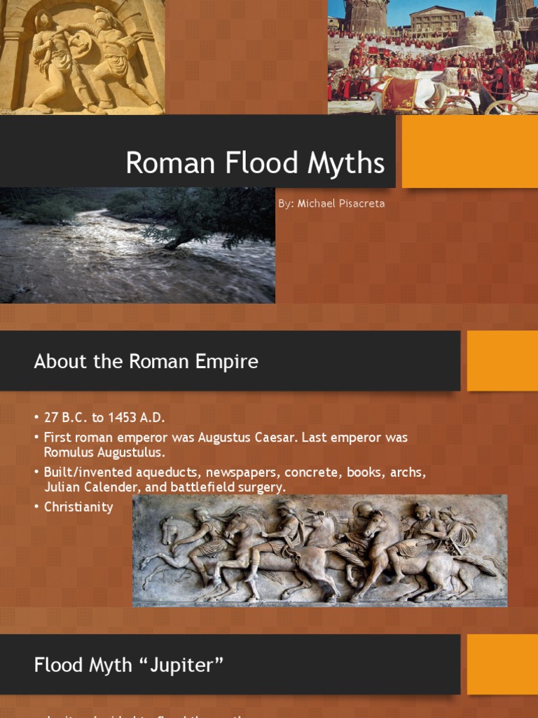 Roman Flood Myths By Michael Pisacreta PDF Flood Myth Roman Empire