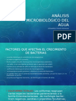 Análisis Microbiológico Del Agua