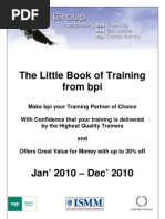 Download Bpi Training Courses 2010 by gomezadams SN27661753 doc pdf