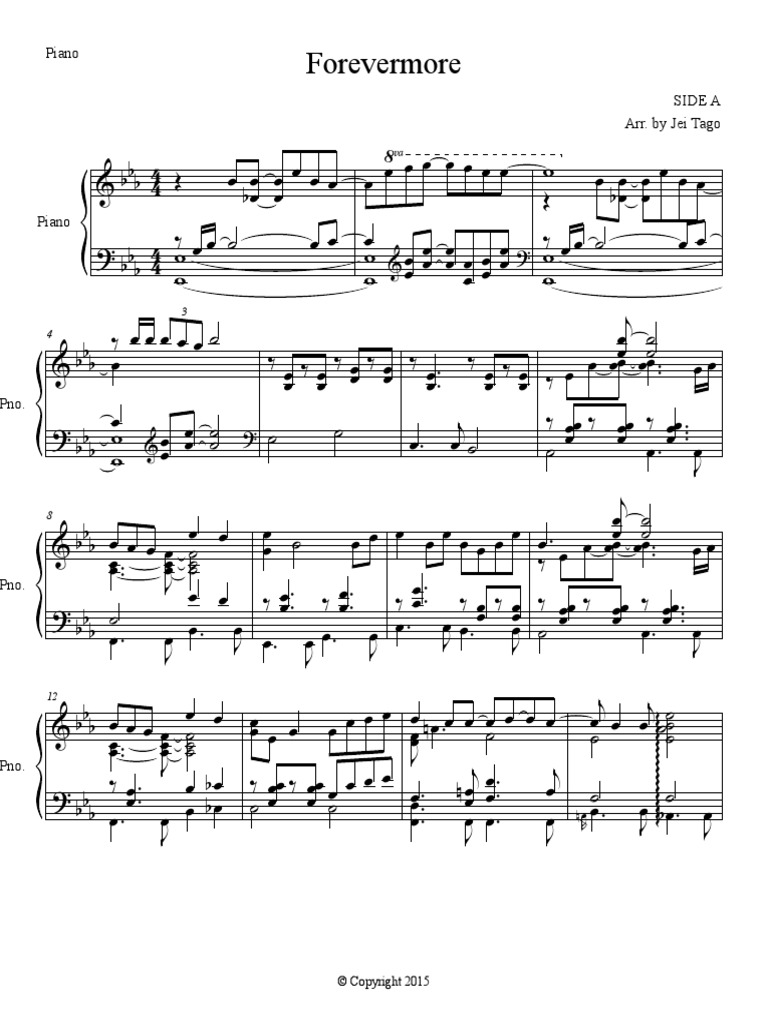 Forevermore Piano | PDF
