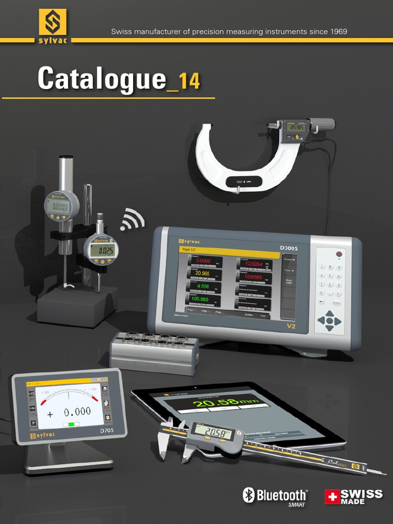 Sylvac Catalogue 2014 en Web | PDF | Usb | Calibration