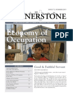 Cornerstone Issue #72 Israel's Addiction To Palestine's Economy (July 27, 2015)