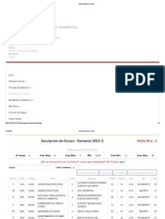 Inscripción de Cursos