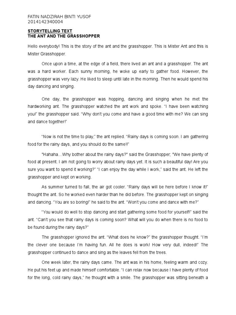 Storytelling script