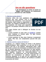 L'ulcère en Dix Questions