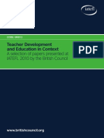 Teacher Development and Education in Context - Papers Presented at IATEFL 2010 by BC PDF