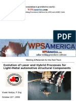 Laser and Hybrid Processes