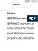 Resol 35 Improcedente Solicitud de Sindicato de Reposiciã“n Concurso 2013