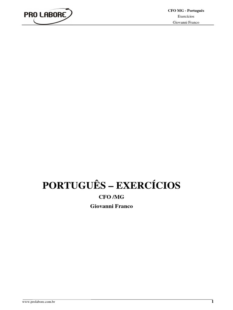 Adjetivo de Semovente em Português | PDF | Assunto (gramática) | Pronome