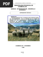Expediente Técnico Alpacas Chumbivilcas