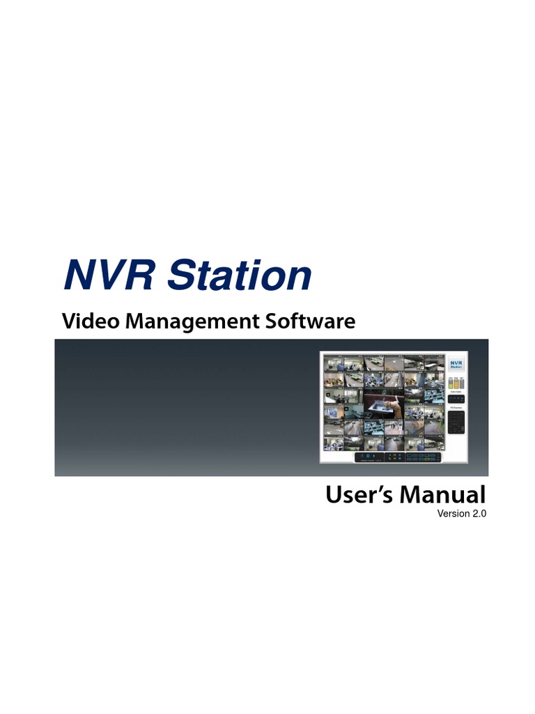 NVR Station Manual - EN | PDF | Backup | Ip Address