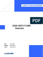 Gsm Umts PLMN Selection
