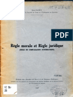 Jean Dabin Regle morale et regle juridique