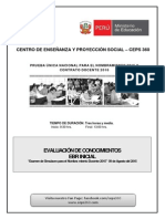 Examen de Simulacro de Inicial PDF