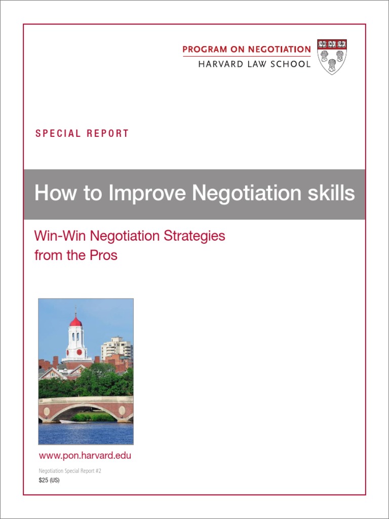 2 Improving Negotiation Skills | PDF