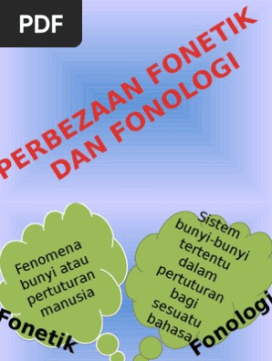 Perbezaan Fonetik Dan Fonologi Pdf