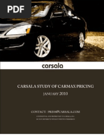Download Carsala Study on CarMax Prices by carsalainc SN27669254 doc pdf