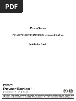 Dsc Pc1616 Pc1832 Pc1864 V4 2 Saf Im 29007336r001 Pdf