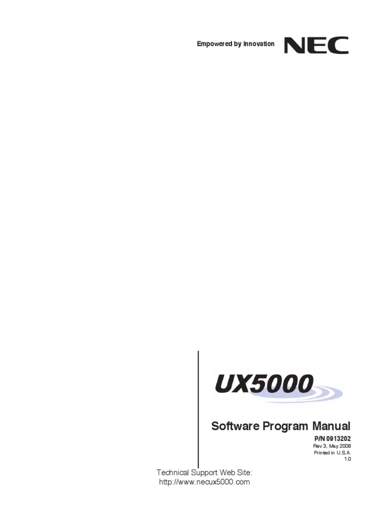 Ux5000-Pbx Manual PDF | PDF | Session Initiation Protocol ...
