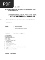 Download SOP Perawatan Luka Diabetes by DayaxsGhost Junior SN276698682 doc pdf