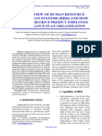 An Overview of Human Resource Information Systems (HRIS) and How Behaviormetrics Predict Employee Performance in An Organization