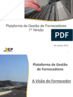 Manual Resumo Para Fornecedores- Supplierselfservicegsi - Apresentao Externa - Plataforma de Fornecedores