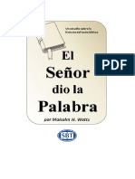 El Senor Dio La Palabra