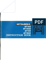 Mitsubishi MT160-180 Instruction Book Optimized