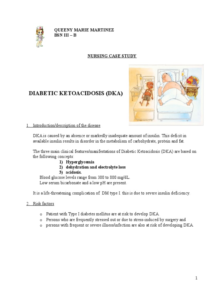 Diabetic Ketoacidosis Case Study | PDF | Hyperglycemia | Diabetes