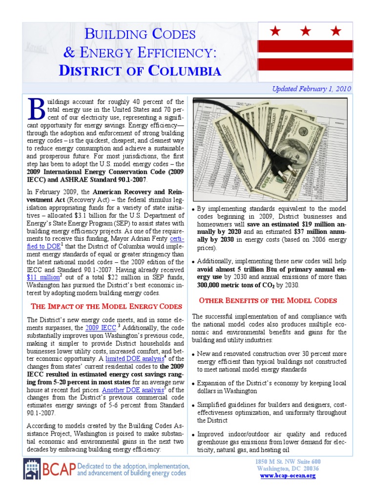 DC Building Codes & Energy Efficiency | PDF