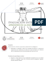 Curso Evaluacion Interna. Aprender en La Escuela