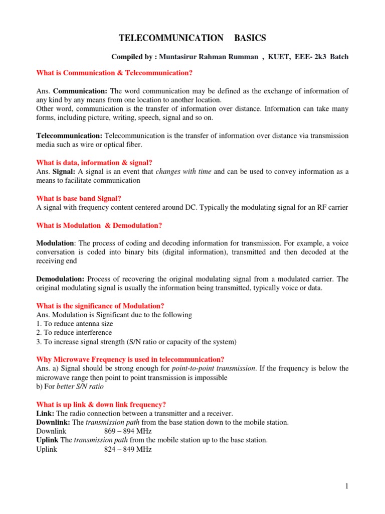 telecommunication thesis pdf