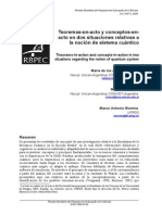 Concenpto en Acto y Teorema en Acto Dos