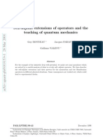 Self-Adjoints Extensions of Operators and the Teaching of Quantum Mechanics. PDF 2