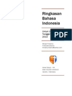 Ringkasan Bahasa Indonesia: Tajuk Rencana, Skimming, Hikayat, Unsur Ekstrinsik Dan Intrinsik, Opini, Dan Fakta