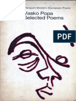 Vasko Popa Selected Poems