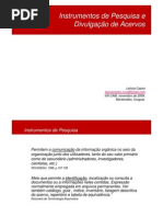 Instrumentos Pesquisa Divulgacao Acervos