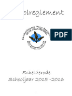 Schoolreglement 2015-2016 Schelderode