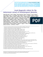 Sensitivity of Revised DX Criteria For The Behaviural