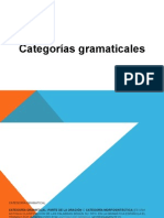 Categorias Gramaticales