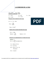 Mathcad - 2 DIseño de La Conexion de La Viga